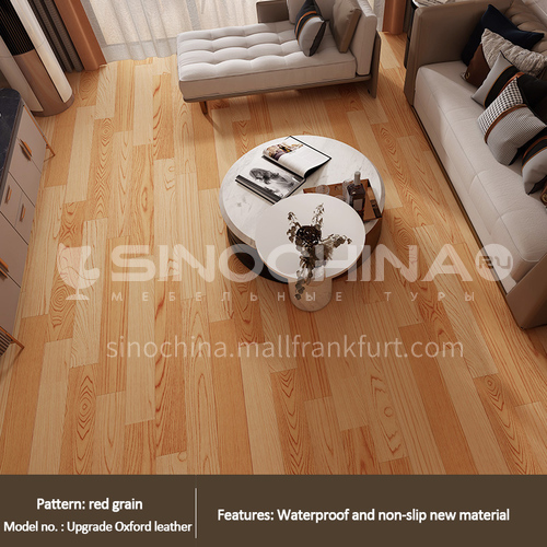 2.0mm PVC composition flooring WW-red wood grain color